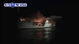 VOA60 America - Searchers Look for 9 Missing in California Boat Fire, 25 Die