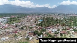 Los daños dejados por el terremoto en Palu, provincial central de Sulawesi, Indonesia, se aprecian en esta fotografía del 30 de septiembre de 2018.