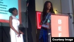 Nicolle Ndiweni was voted Youth Leader of the Year in the BEFFTA awards. (Photo: Nicole Ndiweni)