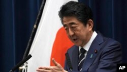 Japanese Prime Minister Shinzo Abe