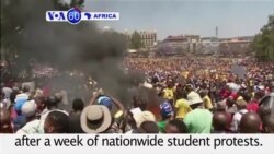 VOA60 Africa- South African President Zuma rules out university tuition fee increases