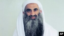 Halid Šeik Mohamad u zatvoru Gvantanamo na Kubi, u februaru 2017. 