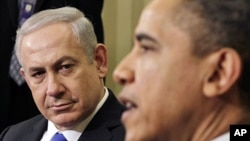 Tổng thống Hoa Kỳ Barack Obama họp với Thủ tướng Israel Benjamin Netanyahu tại Tòa Bạch Ốc hôm 5/3/12