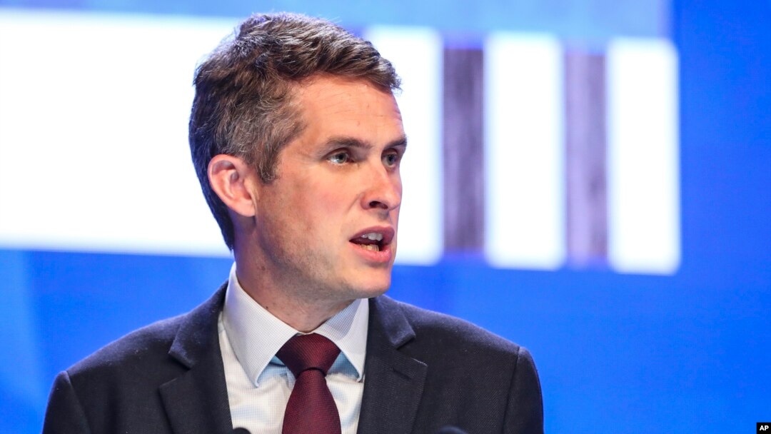 英国国防大臣威廉姆森在新加坡的一个亚洲安全防务会议上发言。（2018年6月3日）