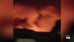 ویدیوی منتسب به انفجارهای سنگین در اصفهان ساعت ۲ بامداد - سه‌شنبه ۱۱ فروردین