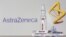 AstraZeneca တံဆိပ်စာတန်းအရှေ့က ကာကွယ်ဆေးပုလင်း တချို့။ (စက်တင်ဘာ ၀၉၊ ၂၀၂၀)