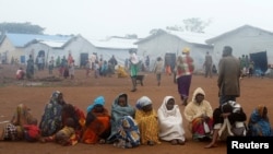 FILE - Refugees from the Democratic Republic of Congo are seen at Kyangwali camp, Uganda, March 19, 2018.