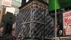 Artist J R Occupies Times Square