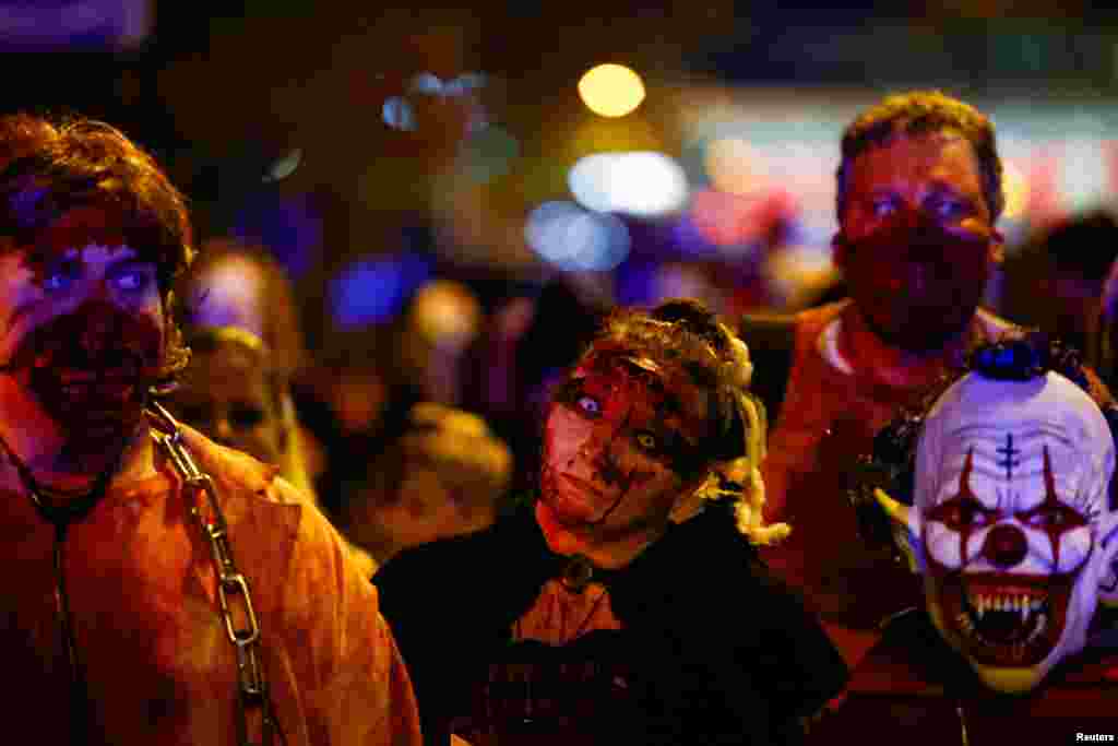 En Essen, Alemania, la caminata zombie fue la protagonista de la noche de Halloween.&nbsp;