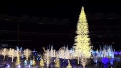 Huge Christmas Display Lights Up Washington's Baseball Stadium