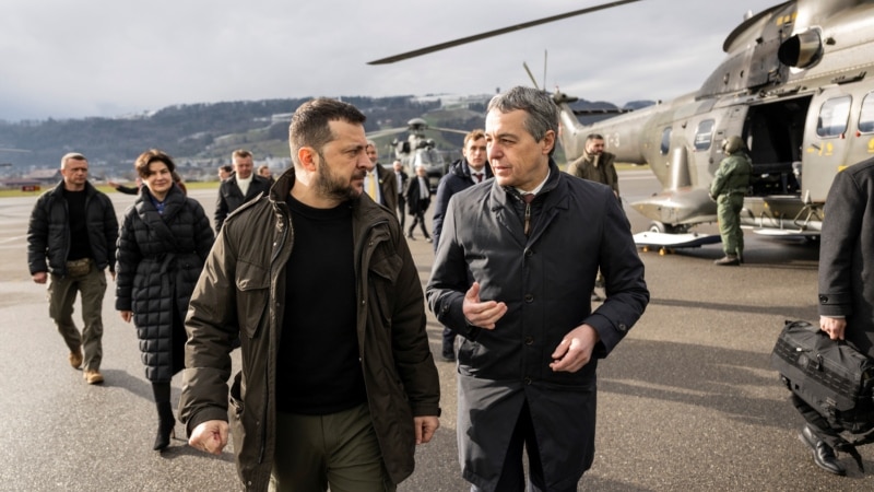 ვოლოდიმირ ზელენსკი შვეიცარიაში შეხვედრებს მართავს