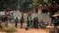 MISCA military soldiers check houses during an operation in the Boy-rabe neighborhood of Bangui, Central African Republic, Feb. 15, 2014.