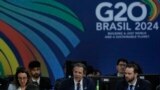 FILE —Brazilian Finance Minister Fernando Haddad speaks during the G20 Finance Ministers and Central Bank Governors meetings in Sao Paulo, Brazil, February 29, 2024.