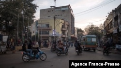 The streets of Bamako, the capital of Mali, are calm after the decision of Economic Community of West African States (ECOWAS) to impose sanctions on Mali, Jan. 10, 2022.