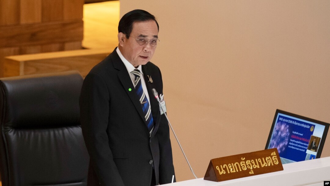 PM Thailand Prayuth Chan-ocha di Gedung Parlemen Thailand, di Bangkok, 27 Mei 2020. (FOto: dok).