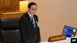 PM Thailand Prayuth Chan-ocha di Gedung Parlemen Thailand, di Bangkok, 27 Mei 2020. (FOto: dok).