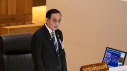 Thailand Prime Minister Prayuth Chan-ocha answers questions during an open session at the parliament house in Bangkok, May 27, 2020.