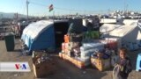 ژنان لە کەمپی بەردەڕەش بۆ بژێوی ژیانی خێزانەکانیان هەوڵ دەدەن