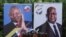 Affiches de campagne pour le chef de l'opposition en RDC, Felix Tshisekedi (UDF), et Vital Kamerhe du parti UNC, le 23 novembre 2018.
