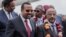 Depuis l'arrivée au pouvoir en 2018 de l'actuel Premier ministre Abiy Ahmed (à g.), deux nouveaux Etats régionaux ont vu le jour: la région Sidama en 2019 et celle du Sud-Ouest en 2021.