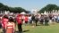 Se espera que más de 100 mil personas participen en Washington en los actos que dan inicio este sábado (Fotos: John Featherly, VOA). 