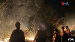 En Bolivia continúa la emergencia por los incendios forestales, aunque las lluvias de los últimos días han ayudado a aplacar el fuego. [Foto: Fabiola Chambi|VOA]