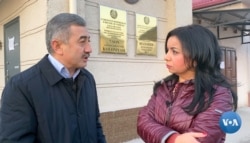 VOA's Navbahor Imamova interviews Uzbekistan's Ombudsman Ulugbek Muhammadiyev at Prison Colony Number 7, Tavaksay, Tashkent, Uzbekistan, Dec. 31, 2019.