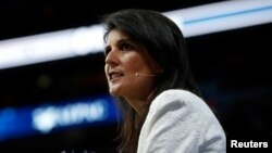 Duta Besar Amerika untuk PBB Nikki Haley (foto: dok).