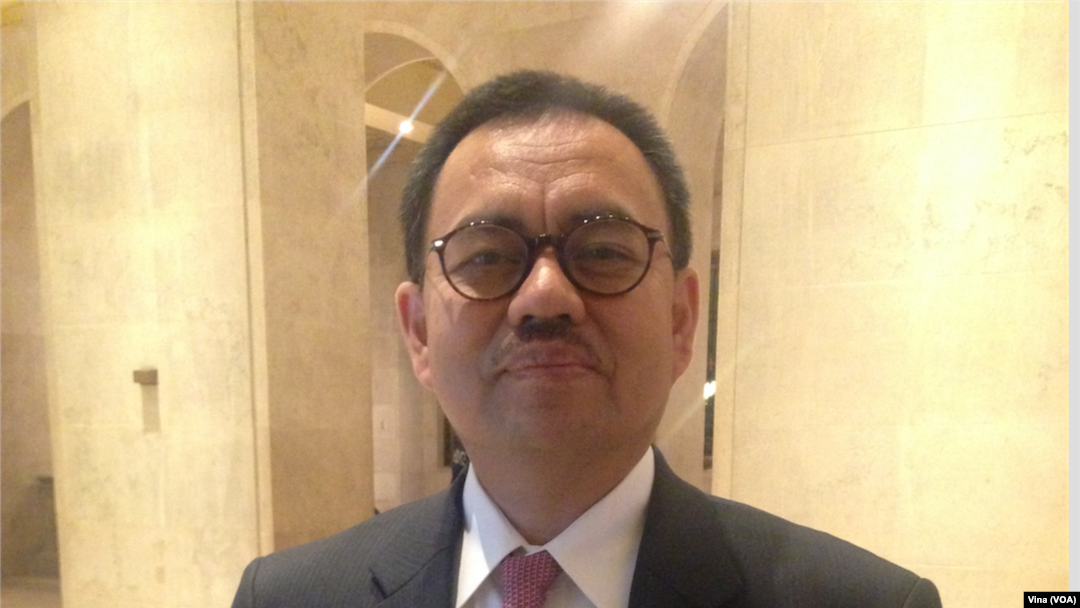 Menteri Energi dan Sumber Daya Mineral Sudirman Said di Washington DC, 26 Oktober 2015 (Foto:VOA/Vina)