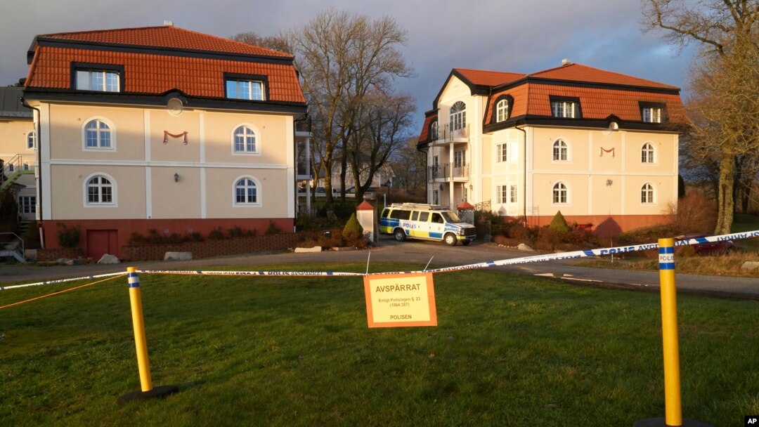 An exterior view of Johannesberg Castle, in Rimbo, 50km north of Stockholm, Sweden, where delegates are holding talks for peace in Yemen, Dec. 4, 2018.