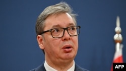 Predsednik Srbije Aleksandar Vučić (Andrej ISAKOVIC / AFP)