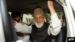 Syed Ali Shah Geelani, ikon perjuangan wilayah Kashmir yang disengketakan dalam melawan pemerintah India, meninggal dunia dalam usia 92 tahun, Rabu malam, 1 September 2021. (Foto: SAJJAD HUSSAIN / AFP)