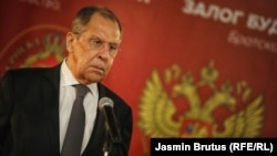 Minister of Foreign Affairs of the Russian Federation Sergey Lavrov. East Sarajevo 14. December 2020