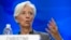 International Monetary Fund (IMF) Managing Director Christine Lagarde speaks during a news conference in Washington, June 22, 2016.
