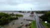 A handout photo taken on Feb. 2, 2025 and released by the Queensland Fire Department on Feb. 3, 2025 shows an aerial view of flood-affected areas around Townsville, Queensland.