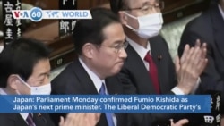 VOA60 Addunyaa - Fumio Kishida confirmed as Japan’s next prime minister