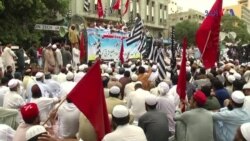 کراچی: انتخابات میں مبینہ دھاندلی کے خلاف مظاہرہ