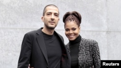 Janet Jackson y su esposo Wissam Al Mana, en una foto de archivo. Febrero 25, 2013.