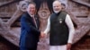 资料照片: 2023年9月9日印度总理莫迪(右)G20峰会时与中国总理李强握手