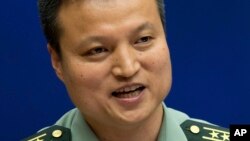 FILE - China's Defense Ministry spokesman Yang Yujun.