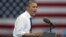 President Barack Obama speaks at a campaign event at University of Iowa, September 7, 2012, in Iowa City, Iowa.