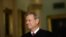 FILE - Chief Justice of the United States John Roberts walks to the Senate chamber at the Capitol in Washington, Jan. 16, 2020. 