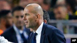 Zinedine Zidane, 27 septembre 2016. 