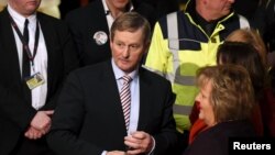 Perdana Menteri Irlandia Enda Kenny di Castlebar, Irlandia, Februari 2016.