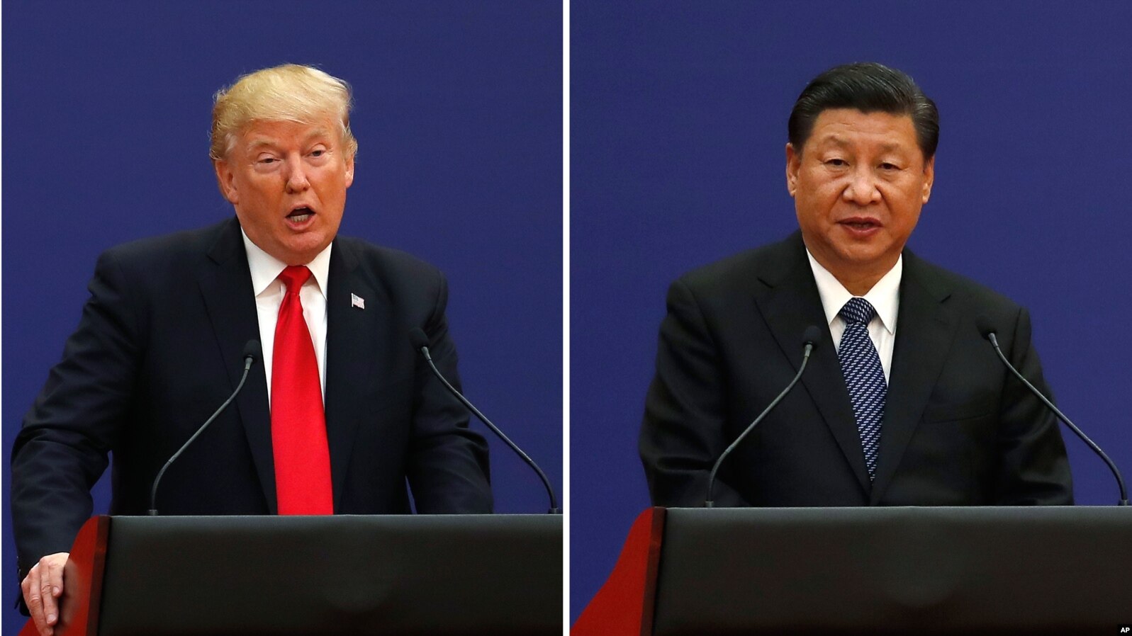 Archivo - Los gobiernos de Estados Unidos y China buscan contactos comerciales adicionales.