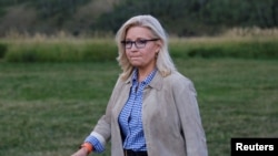 Kandidat Partai Republik Perwakilan AS Liz Cheney di Jackson, Wyoming, AS 16 Agustus 2022. (Foto: REUTERS/David Stubbs)