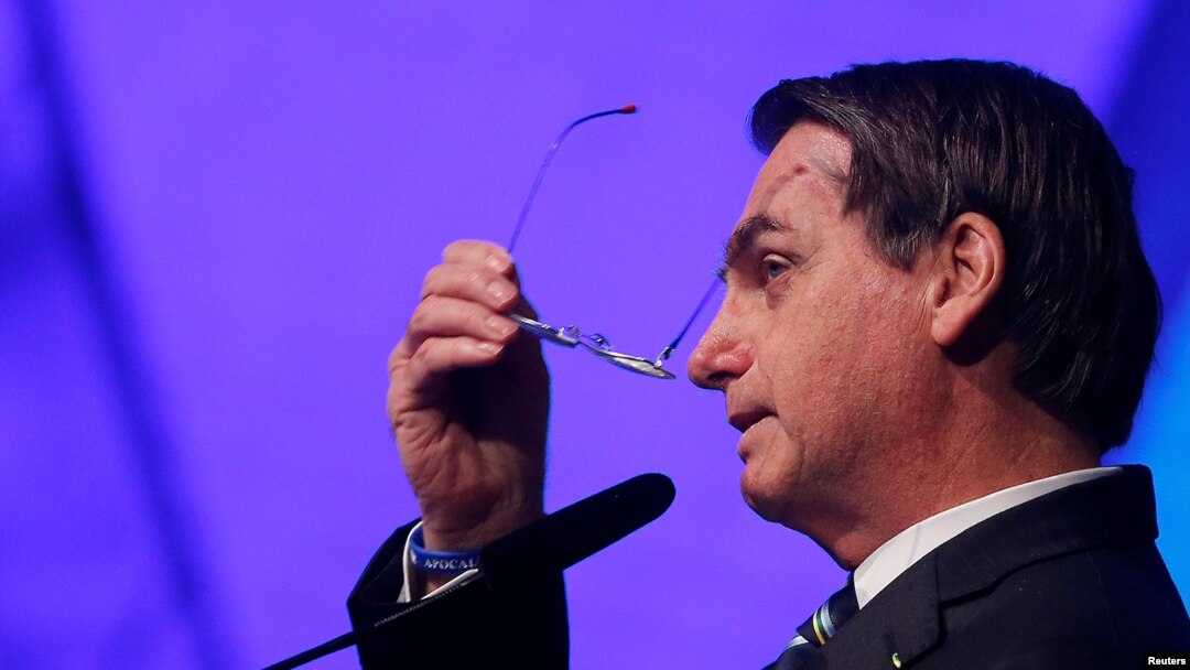 Tổng thống Brazil Jair Bolsonaro là một trong những người chỉ trích chính quyền của ông Maduro mạnh mẽ nhất 