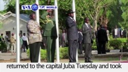 VOA60 World PM - South Sudan Rebel Chief Sworn In as VP