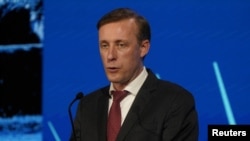 U.S. National Security Advisor Jake Sullivan speaks at the U.S. Chamber of Commerce NATO Summit Defense Industry Forum in Washington, U.S., July 9, 2024.