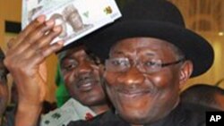 Shugaban kasa Goodluck Jonathan.